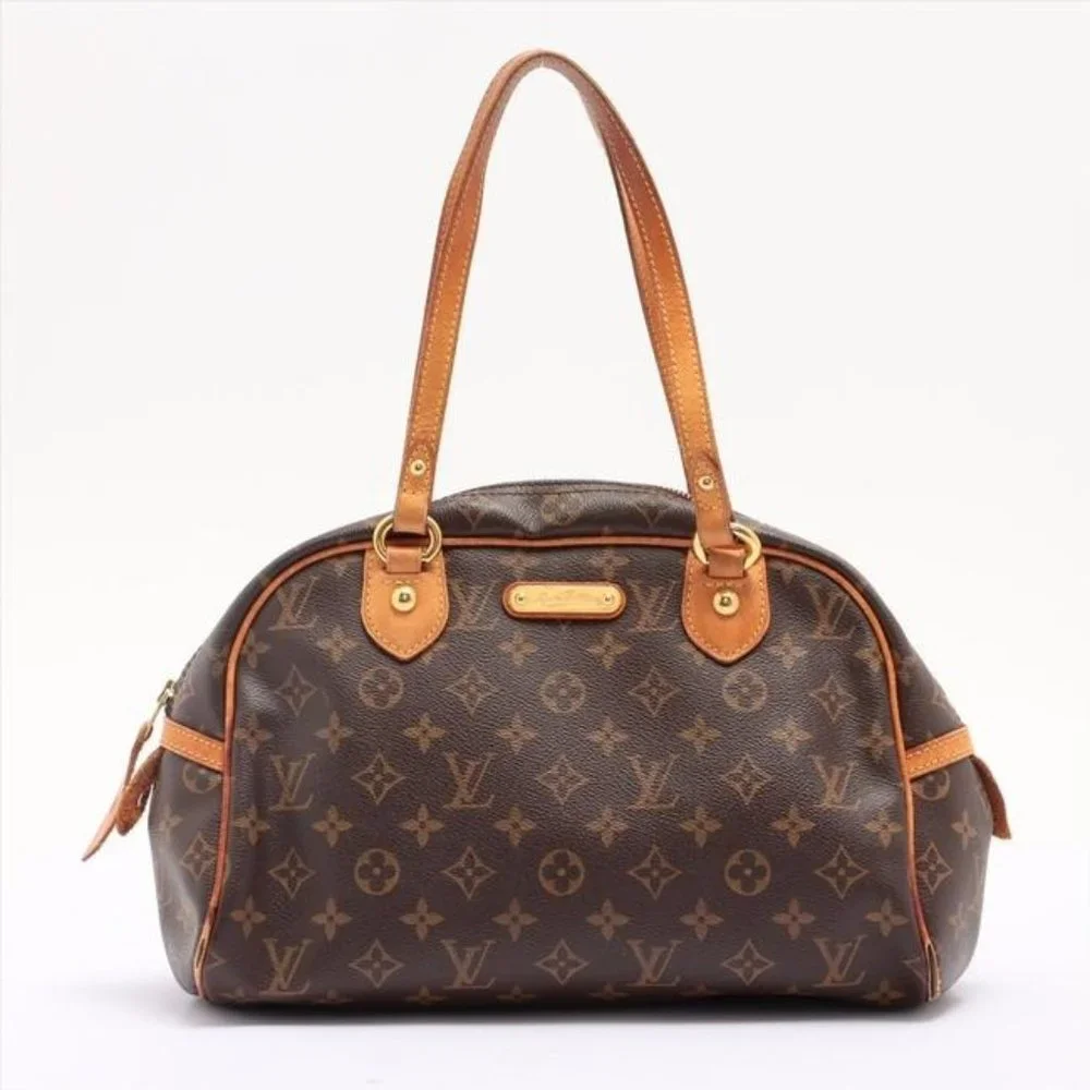 Louis Vuitton Montorgueil PM Brown Monogram Canvas Shoulder Bag